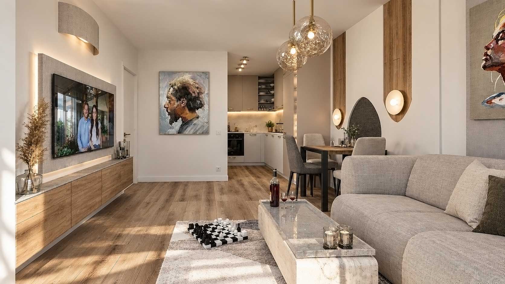 Реализиран жилищен интериор по проект на Елиза Лазарова_Urvission_Interiors